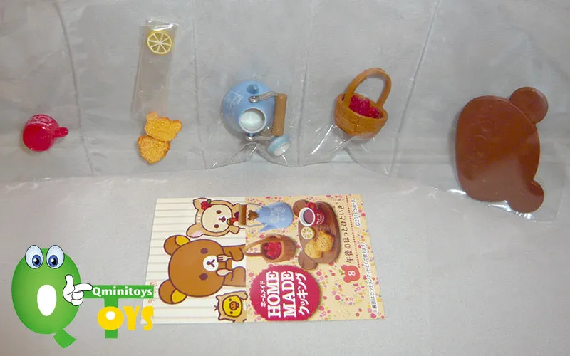 Rare 2013 Re-Ment Rilakkuma Homemade Cooking Full Set of 8 pcs <Free Shipping>