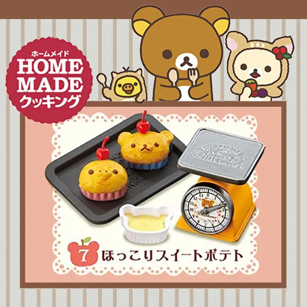 Rare 2013 Re-Ment Rilakkuma Homemade Cooking Full Set of 8 pcs <Free Shipping>