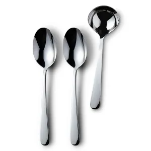 Royal van Kempen & Begeer 3-Piece Serving Set | Mirror Finish