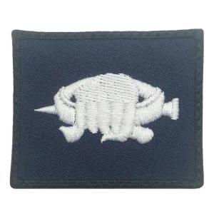 Navy and White Taekwondo Black Belt Unarmed Combat Patch - Premium SAF Martial Arts Accessory