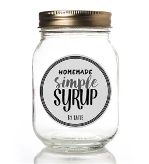 Simple Syrup Canning Labels