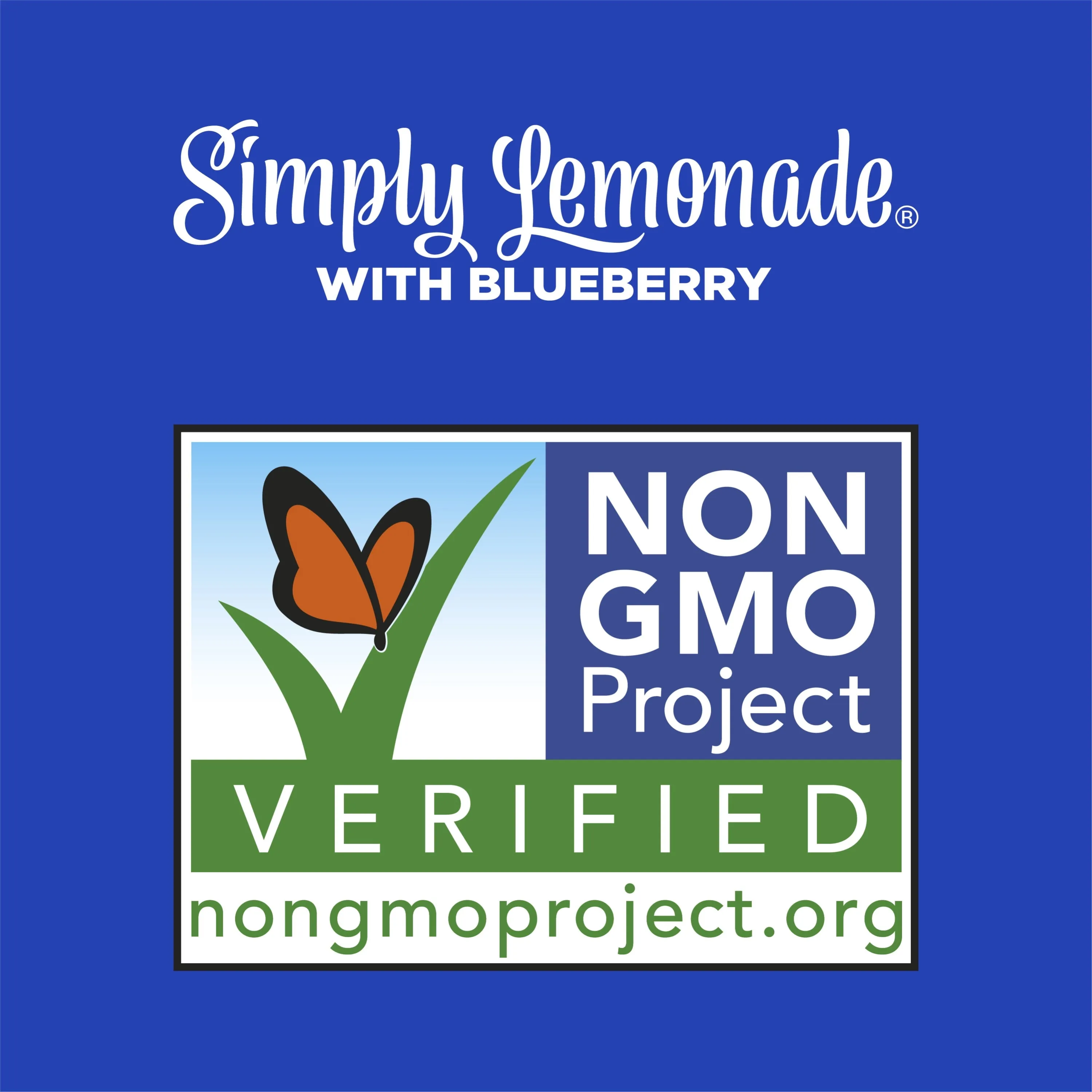 Simply Non GMO All Natural Lemonade with Blueberry Juice, 52 fl oz