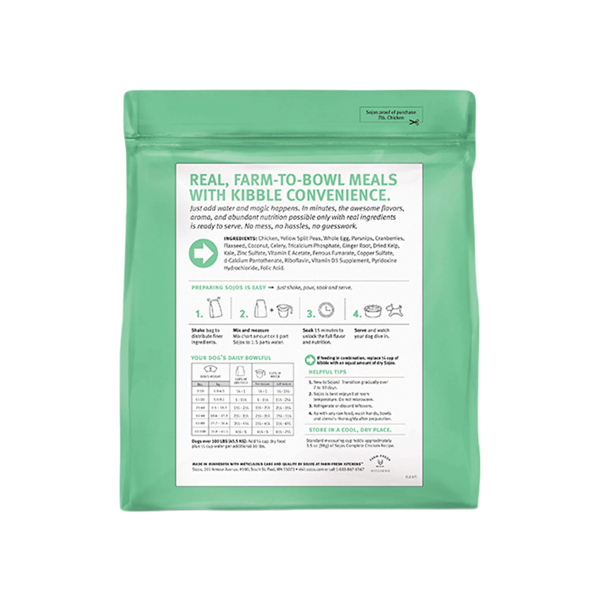 Sojos Complete Grain-Free Dog Food Mix