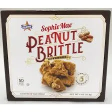 Sophie Mae Peanut Brittle Box 4oz