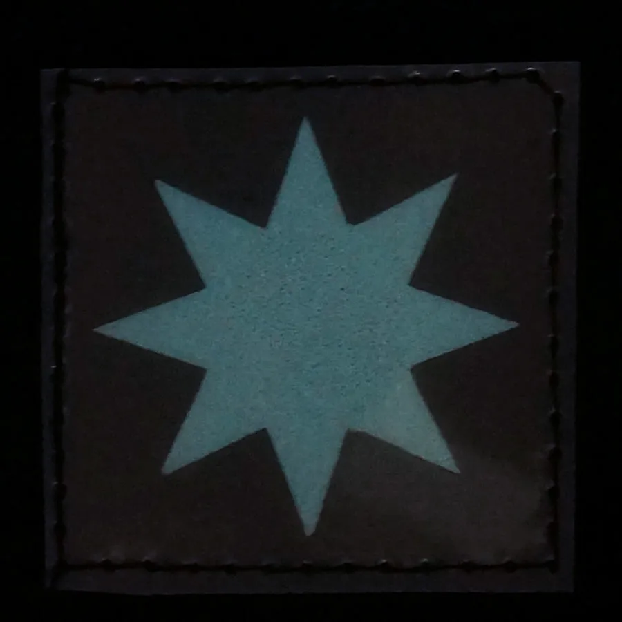 SPARK GITD PATCH - BLUE GLOW IN THE DARK