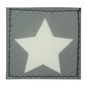 STAR GITD PATCH - BLUE GLOW IN THE DARK