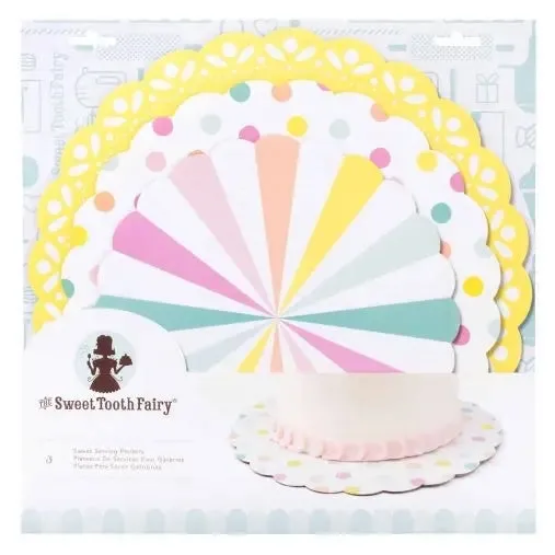 Sweet Tooth Fairy Serving Platters - Pastel