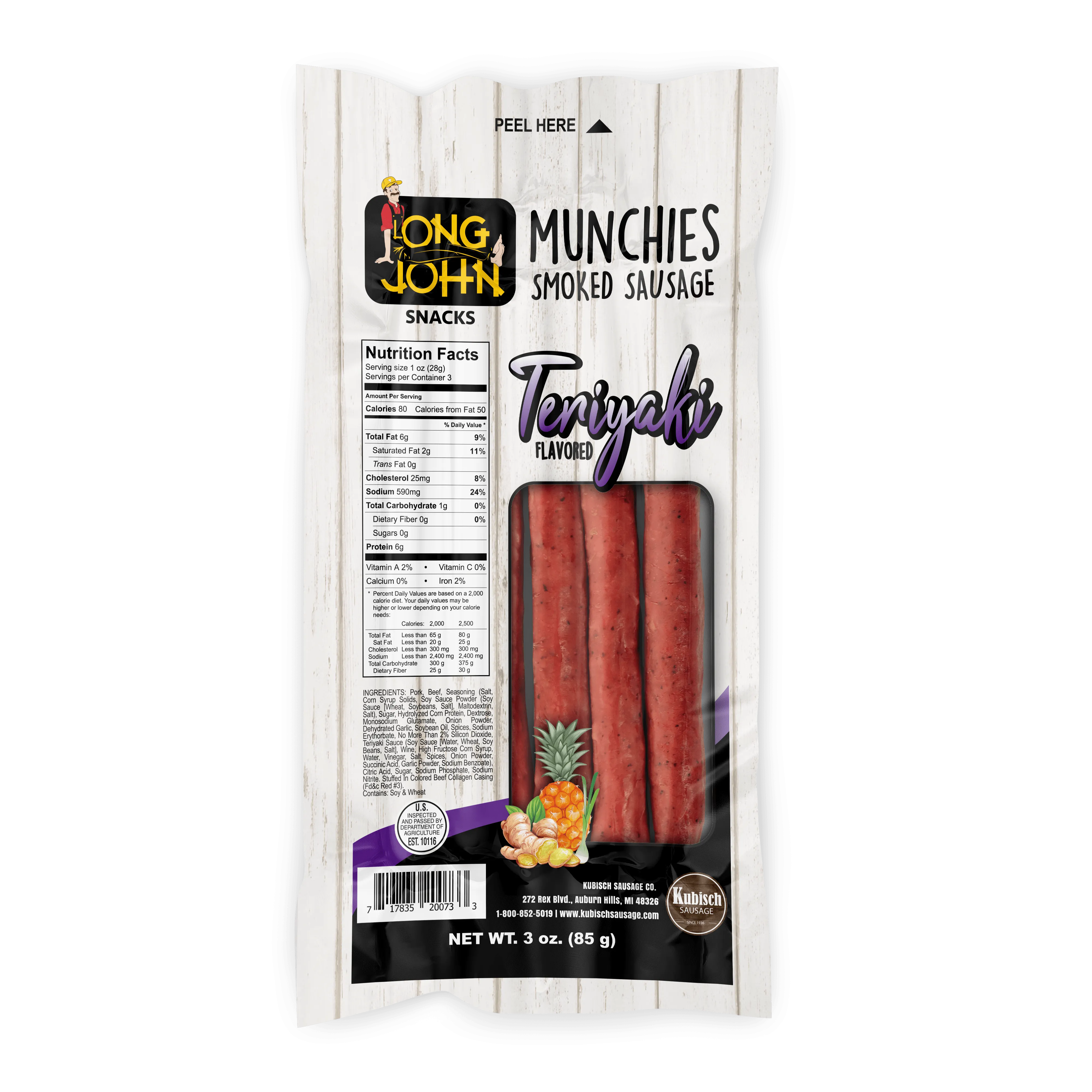 Teriyaki Munchies- 3oz.