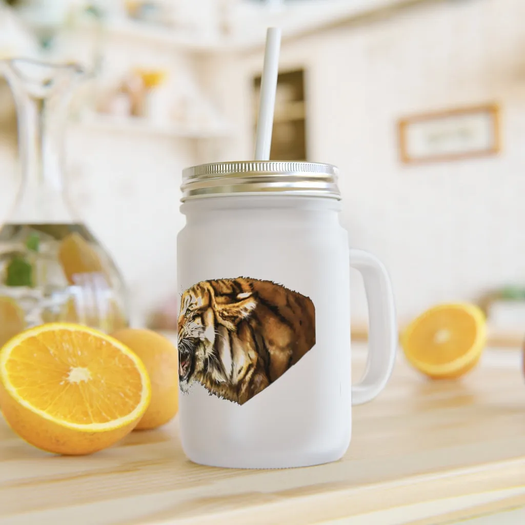 Tiger Mason Jar