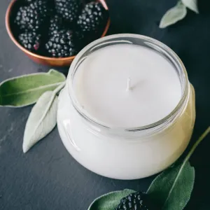 Velvet Whiskey Candle Company BlackBerry Sage 10oz Handpoured Soy Candle