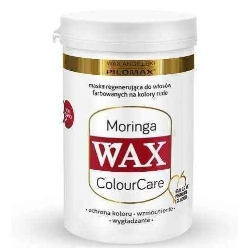 WAX Pilomax ColourCare Moringa mask hair dyed red colors 240g