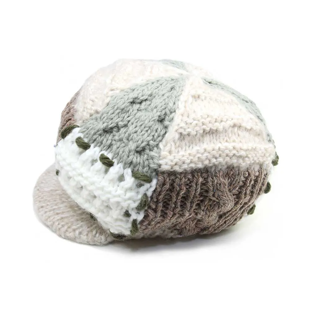 Women's Fashion Knitted Newsboy Cap